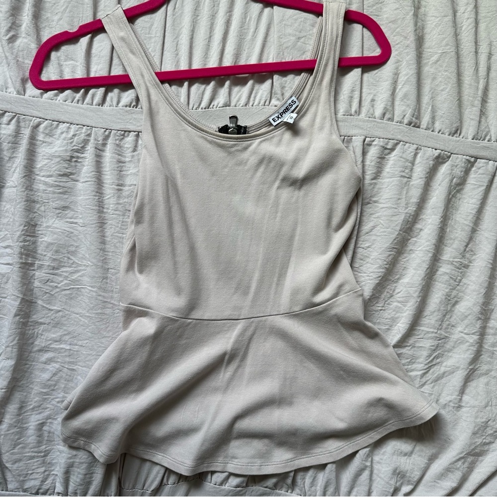 Express peplum style top